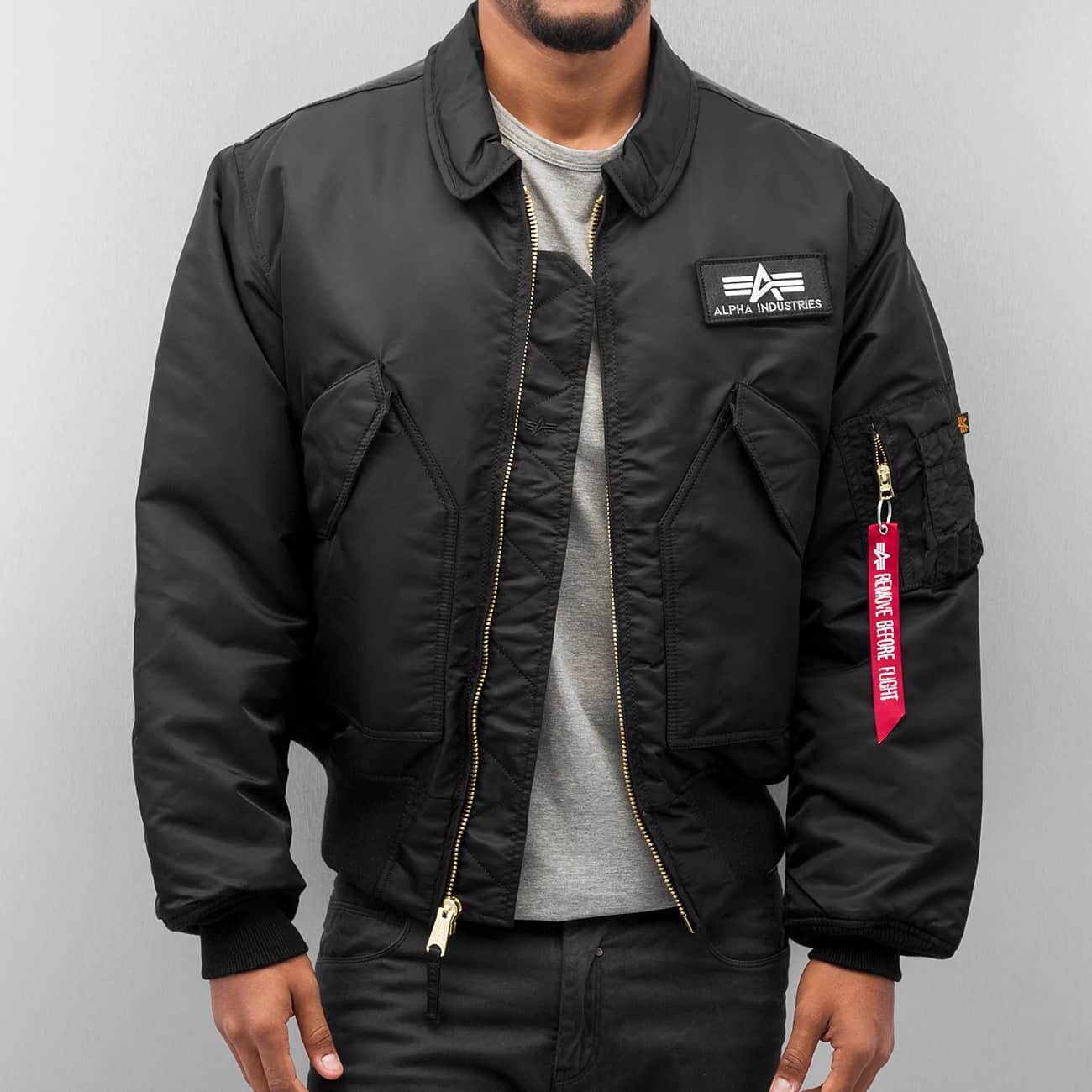 American Alpha ALPHA Classic Short CWU45 P Men Nylon Flying Jacket Jacket Warm