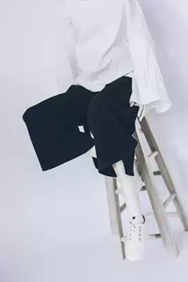 ◆ BJD baby clothes A181 hanging wide leg ankle-length pants golden velvet belt can be removed 1 41 3 uncle