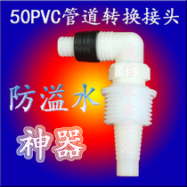 Washing machine anti-overflow connector Kitchen anti-overflow adapter Small caliber floor drain adapter deodorant connector