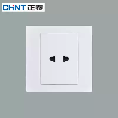 Chint wall switch socket new socket 86 type 10A two-plug panel