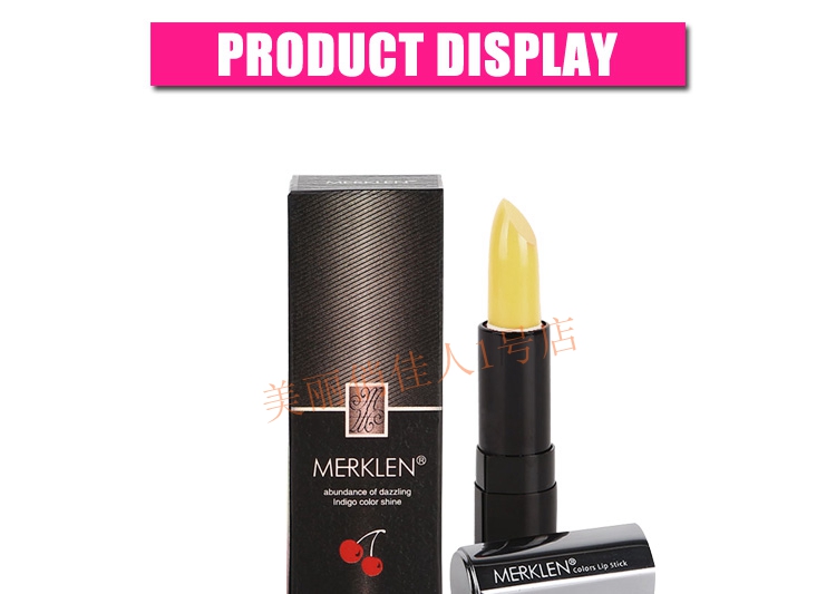 Gửi mặt nạ MERKLEN Mercury Red Cherry Health Color Lipstick 9823 Son dưỡng ẩm son romand hanbok