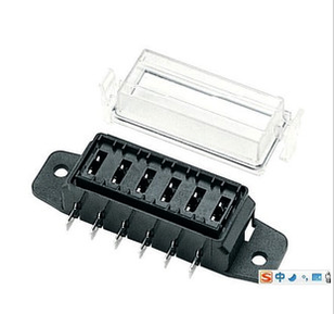 6-way small fuse holder 201-06MT car fuse box multi-way car fuse holder