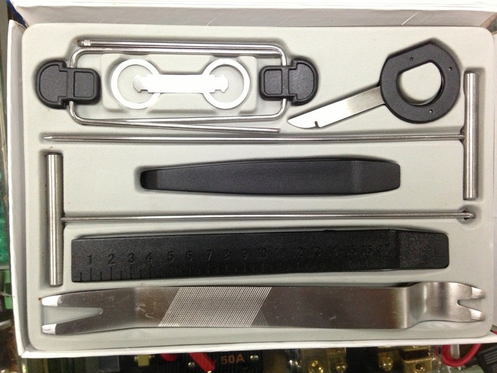 Automotive Acoustics Disassembly interior door panel disassembly retrofit tool for installation of soundproofing repair tools