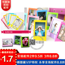 Polaroid one-time imaging photo paper clip Wooden photo wrought iron note clip mini3 inch 5 inch photo color photo frame