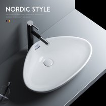 Bathroom washbasin triangular countertop size washbasin balcony wash basin ceramic toilet wash basin sink