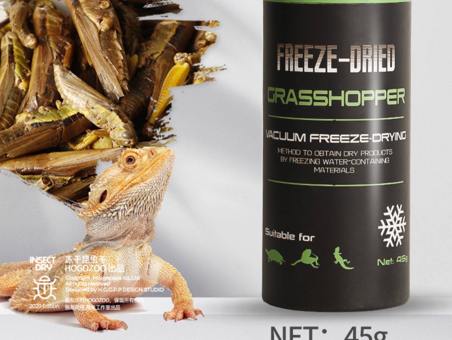 Насекомое питания рептилий/мин 保鲜冻干面包虫蟋蟀爬虫守宫蜥蜴仓鼠龙鱼刺猬食物乌龟非活体饲料