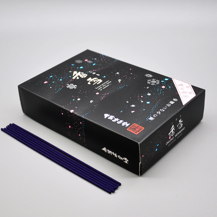 Japan imported Okuno Seimeido incense snow smoke line incense Elegant soft snow posture spot