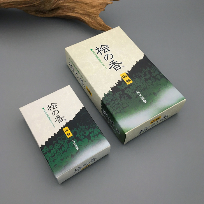 Japanese imported large-developed hinoki incense forest line incense Hinoki less smoke light fragrance sweet and calm spot