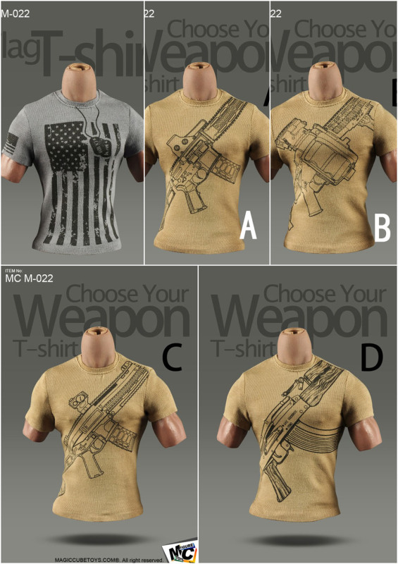 [in Stock] Supermctoys 1/6 Mcm-022 T-Shirt 1/6 Action Figure Model