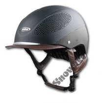 Snowbee S680 genuine leather riding cap equestrian helmet