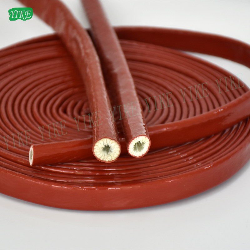 Fiber sleeve high voltage cable insulation sleeve high temperature insulation protection sleeve 10KV glass fiber sleeve