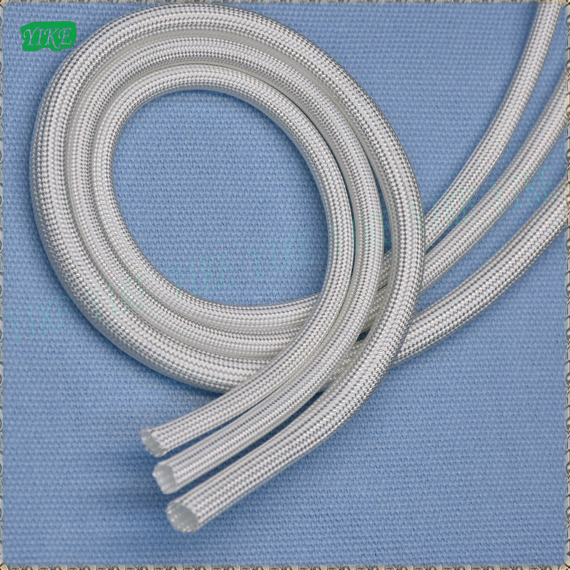 High temperature resistant fiber sleeve 800 degrees 10mm fireproof sleeve fiberglass high temperature thermal insulation bushing