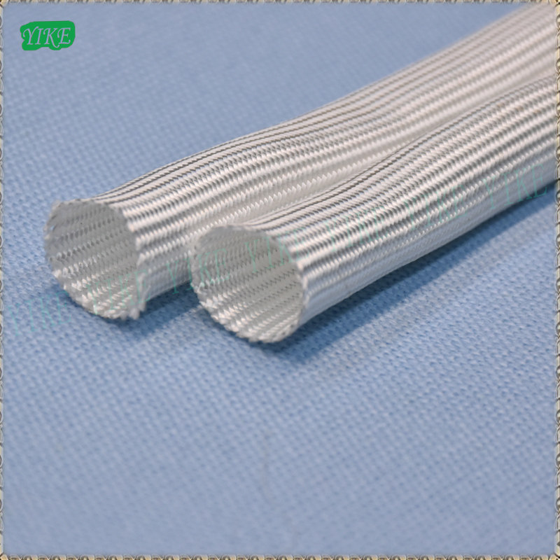 High temperature casing 6mm glass wire casing wire protection pipe 600℃high temperature insulation casing fire insulation pipe