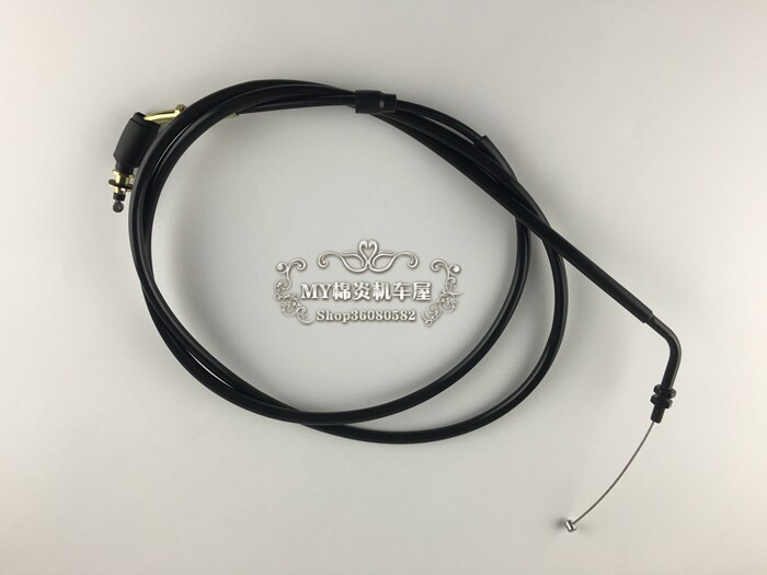 Suitable for Haiwangfu HS125T star throttle cable Superman QS150T Blue star red HJ125T-7 throttle cable