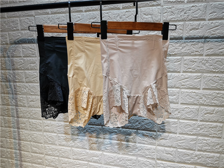 5001 The owner recommends high waist shaping body flat angle ice silk underwear 3 colors no folding and no return