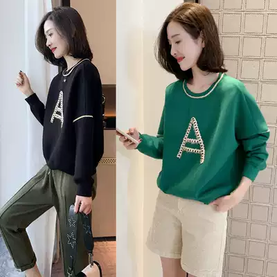 European station spring and autumn 2021 New European goods space cotton clothes women loose Korean version of foreign style spring and autumn thin coat tide