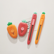 Carrot fridge with portable express knife magnetic tape for creative mini-student cute personality magnet