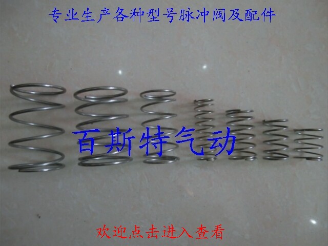 Diaphragm size spring for high quality ASCO solenoid pulse valve dust removal accessories