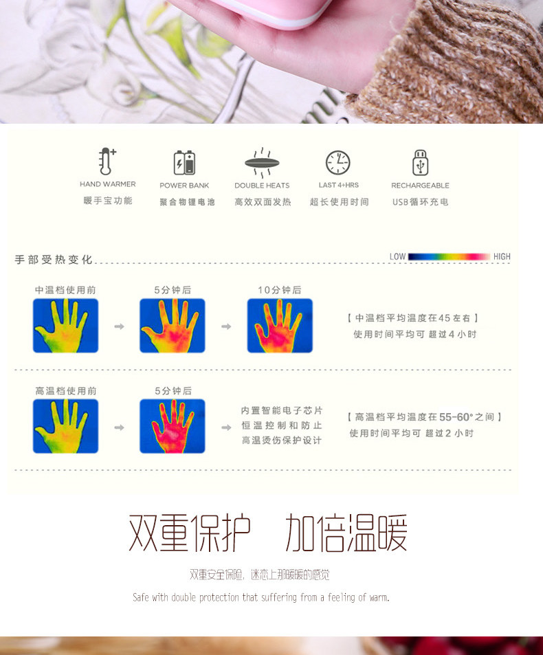 Réchauffeur USB pour les mains - Ref 416225 Image 9