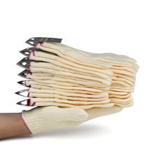 Gloves Labor Insurance Thickened Wear-resistant Cotton Gloves Work Labor Nylon Cotton Gloves Workers Work Labor Protection Gloves