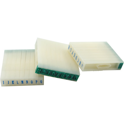 Asia letter 020 movable type printing English combination number printing S-6 26 letter seal alphanumeric combination seal