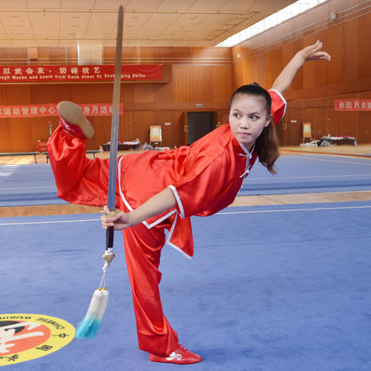 Spinning Taiji Suit Summer Wushu Competition Performance Clothing Training Clothing for Children and the Elderly Factory Customized