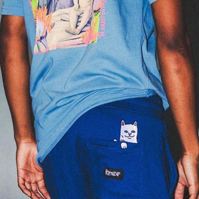 [ripndip Peeking A Nermal Shorts ins ]