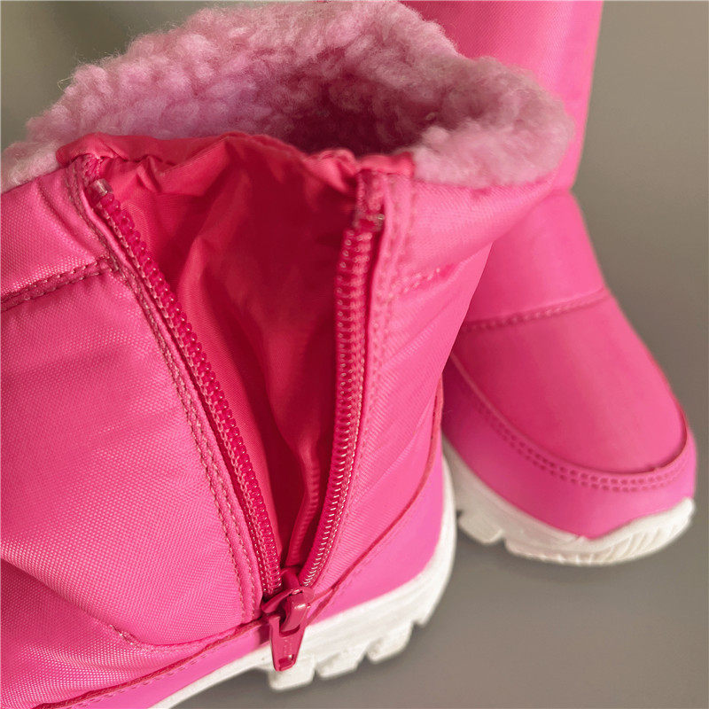 угги f ＆f外贸出口女童儿童男童雪地靴冬季棉靴短靴毛防滑防水轻便-20 Wutababy