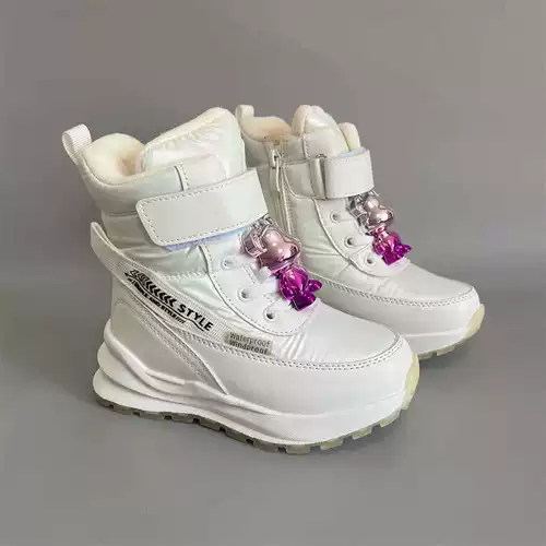 Детские зимние нескользящие короткие сапоги, Россия