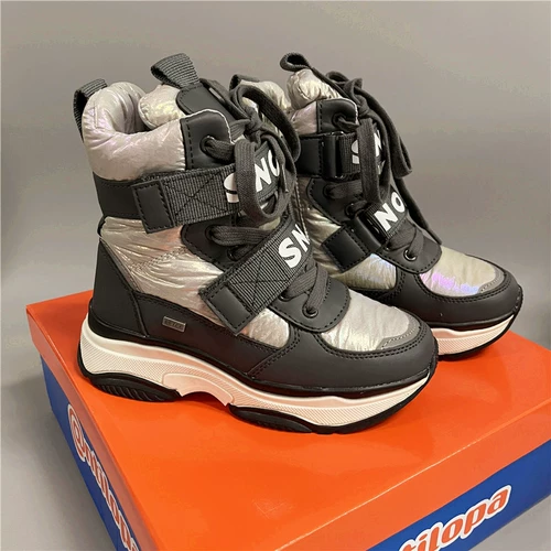 0101 Экспорт иностранной торговли русские девушки снежные сапоги настоящие водонепроницаемые антискридные теплые шерстяные ботинки-30 градусов