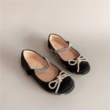 143 230 Девочки для иностранной торговли одиночные ботинки круглая принцесса весна и осенняя детская магистра