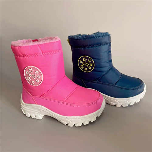F & F внешняя торговля экспорт для девочек и мальчиков зимние сапоги зимние хлопковые сапоги короткие сапоги шерстяные нескользящие водонепроницаемые легкие-20