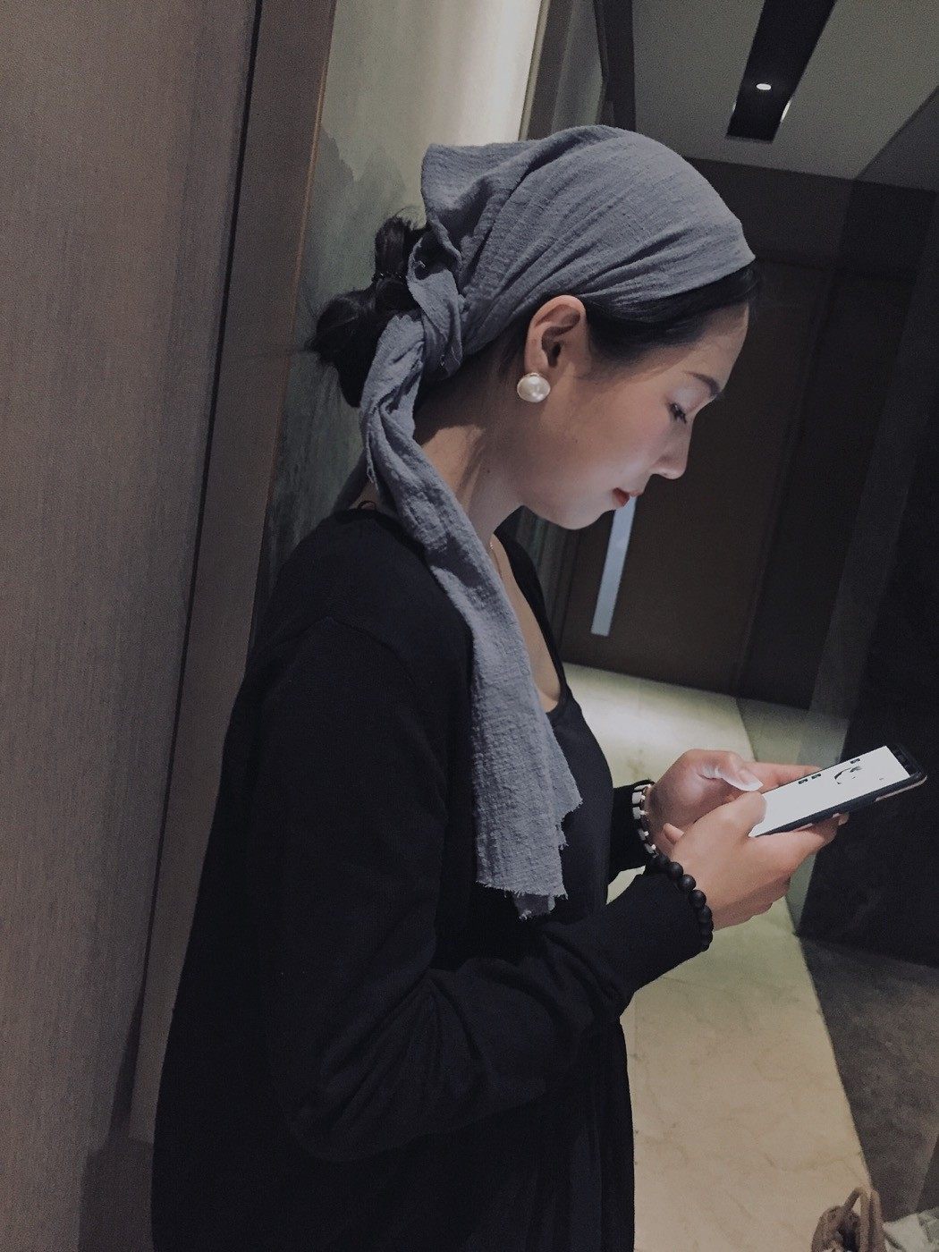 Vintage turban hat British country hat in oil painting Foreign travel matching hat Fashion blogger