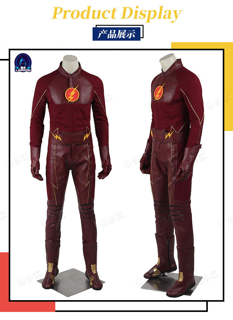 Trang phục Nato Flash COS Phim truyền hình Mỹ Flash mùa đầu tiên Barry Allen cosplay trang phục nam - Cosplay cosplay yasuo