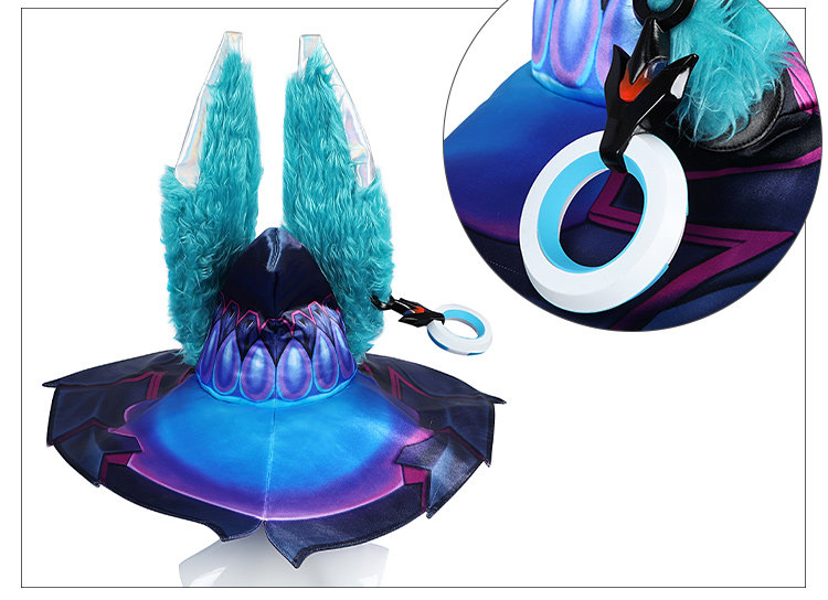 League Games LOL Aurora Battle Bunny Champion Cosplay Outfit Halloween Adult Women Men Costume 29