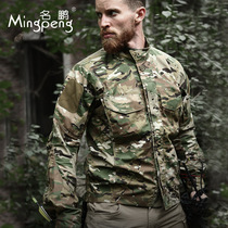 Spring and Autumn Archon Thin StormTrooper Mens Army Spy Spy Shadow Waterproof Trench coat M65 City Tactical Coat Korean Version