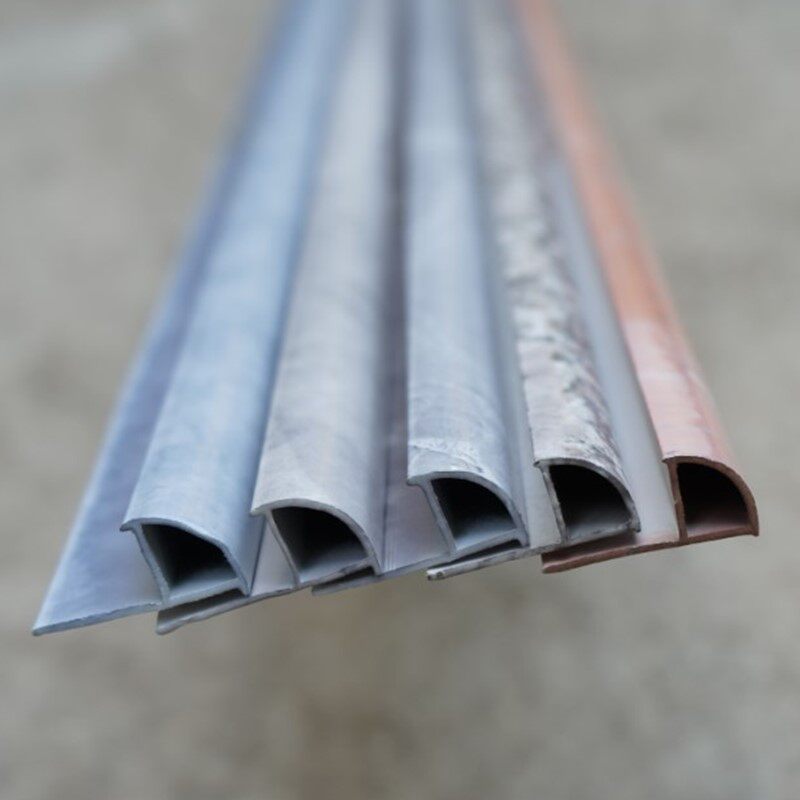 Niuyuan aluminum alloy tile anti-collision strip color black gray anti-collision strip metal edge strip anti-collision edge strip
