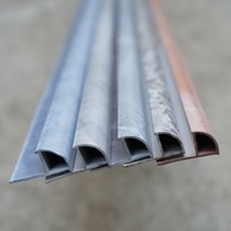 Niuyuan aluminum alloy ceramic tile horn strip color black Gray corner metal edge strip anti-collision closure strip