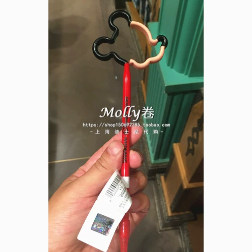 Классическая михачи глобус перчатки мяч Ball Pen Pen Long Rod Pens Shanghai Disney Homency Poickingsing