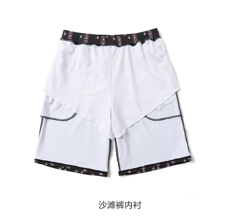 Cặp đôi đồ bơi quần bơi nữ bó sát bảo thủ che bụng Hàn Quốc là người đàn ông gầy guộc nhanh khô quần lửng đi biển đồ đôi đi biển cho nữ