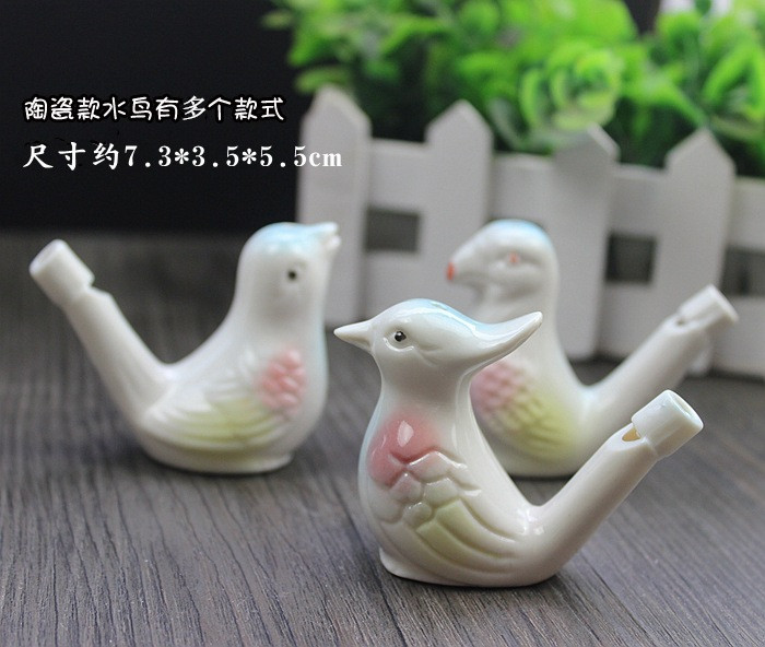 80 nostalgic ceramic whistle waterbird whistle purple sand tea ornaments fun flute scenic spot stalls night market hot sale