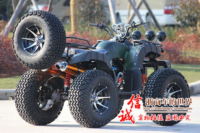 Lớn và nhỏ bull bãi biển trục ổ đĩa bốn bánh off-road xe máy Zongshen làm mát bằng nước điện sa mạc xe máy snowmobile