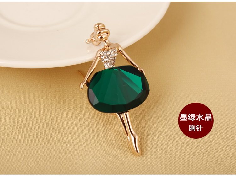 Broche femme en Zircon diamant - Ref 1176430 Image 32