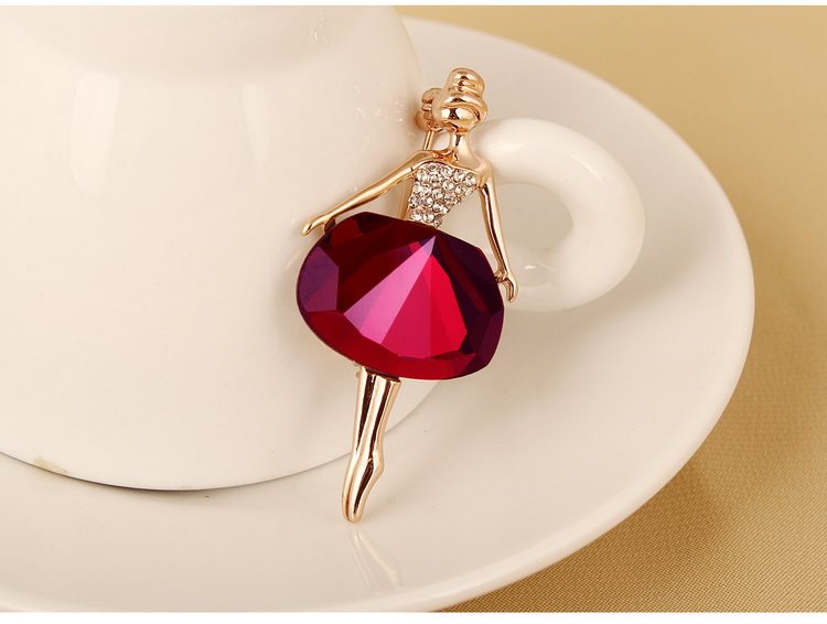 Broche femme en Zircon diamant - Ref 1176430 Image 40