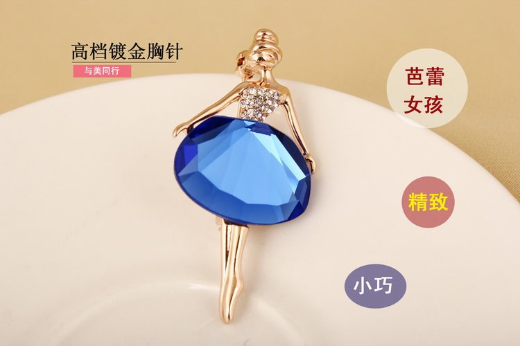 Broche femme en Zircon diamant - Ref 1176430 Image 30