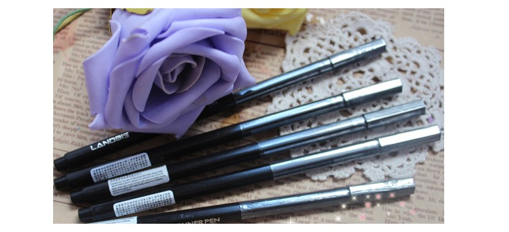 Bút chì kẻ mắt không thấm nước tốt Bút màu đen không nở hoa màu đen bút kẻ eyeliner