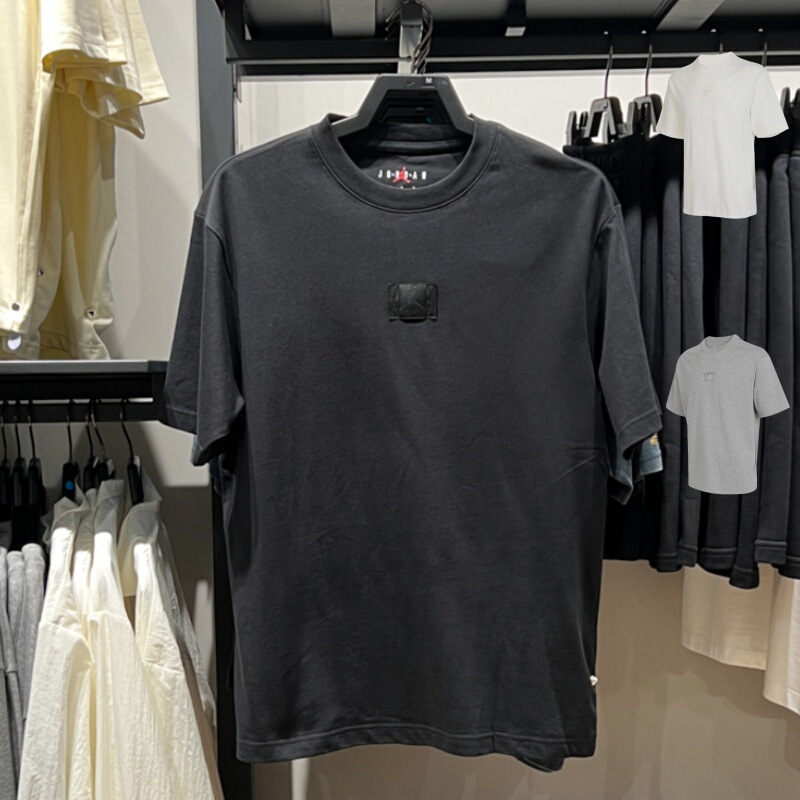 25 New Nike Short-Sleeved Jordan Men's Round-Neck Pure Cotton Casual Sports T-Shirt Fz1913