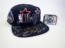 Sold display NBA full-name star game James thick eyebrow East Chic Harden Leonard autograph