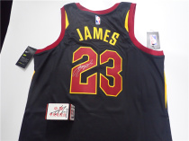 NBA Cavaliers LeBron James LeBron James autographed jersey 2018 basketball uniform