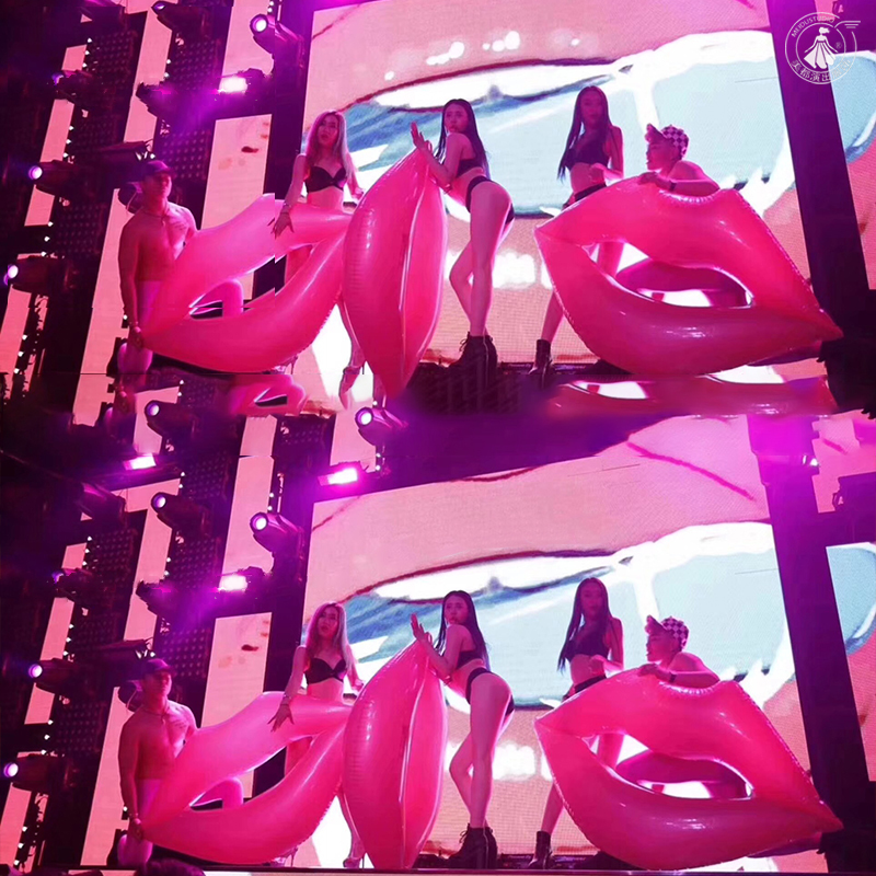 Bar Valentine's Day Inflatable Lip Props Pool Party Inflatable Heart-Shaped Swimming Ring Pink Gogo Atmosphere Wet Body Bar Valentine's Day Inflatable Lip Props Pool Party Inflatable Heart-Shaped Swimming Ring Pink Gogo Atmosphere Wet Body